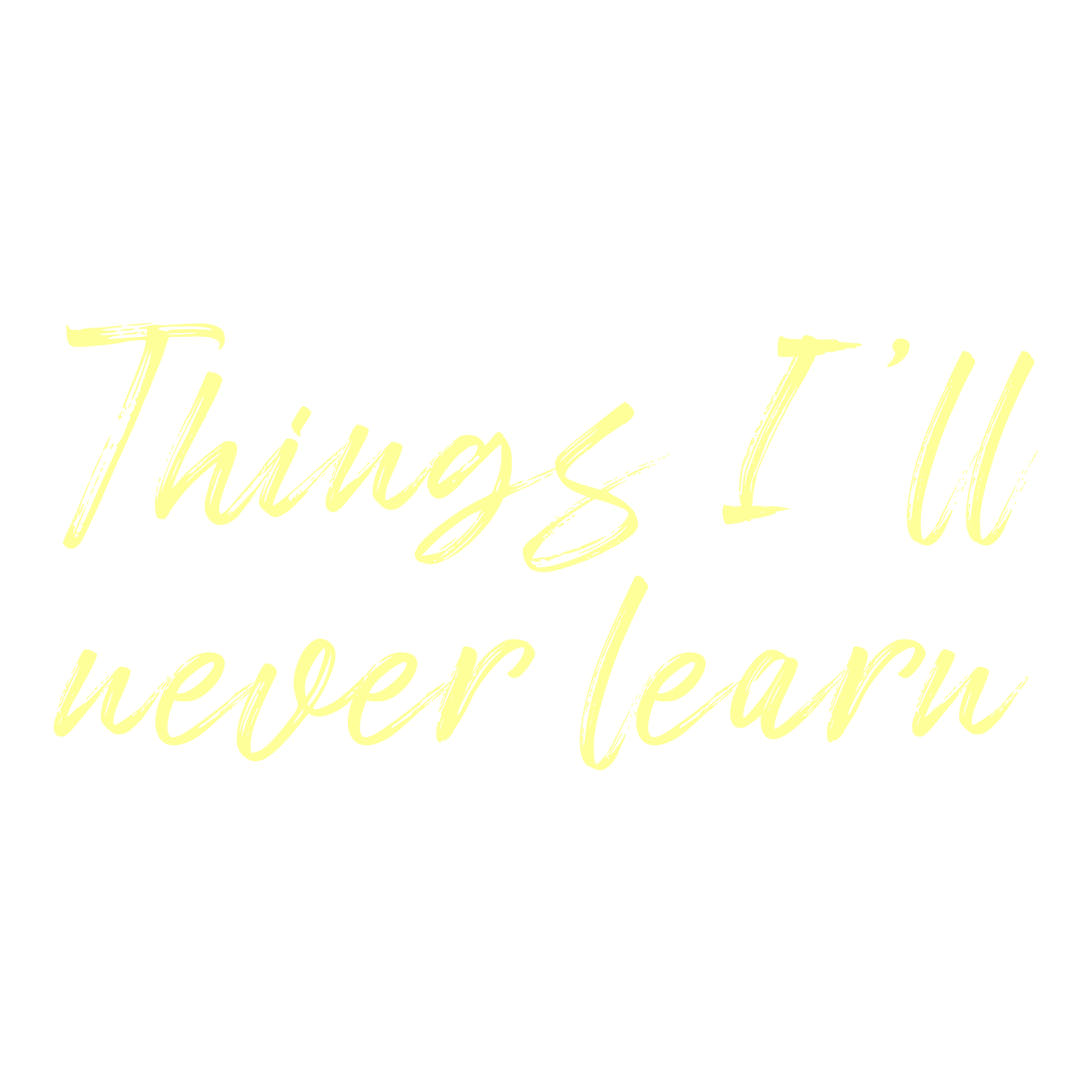 Mister Peculiar – Guitarist, singer, songwriter and composer - Things I'll never learn